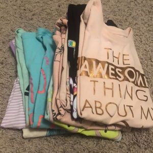 Set of 8 girls shirts size 7/8